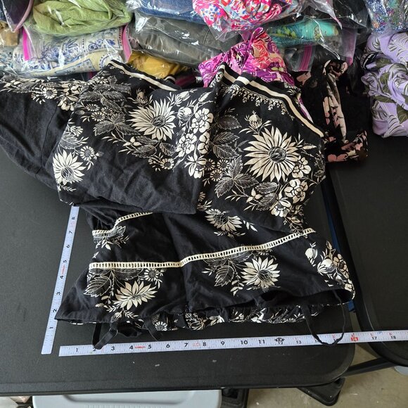 The Limited Dark Floral Babydoll Mini Dress Size 10 Whimsigoth Fairy Grunge Y2K - Picture 7 of 11